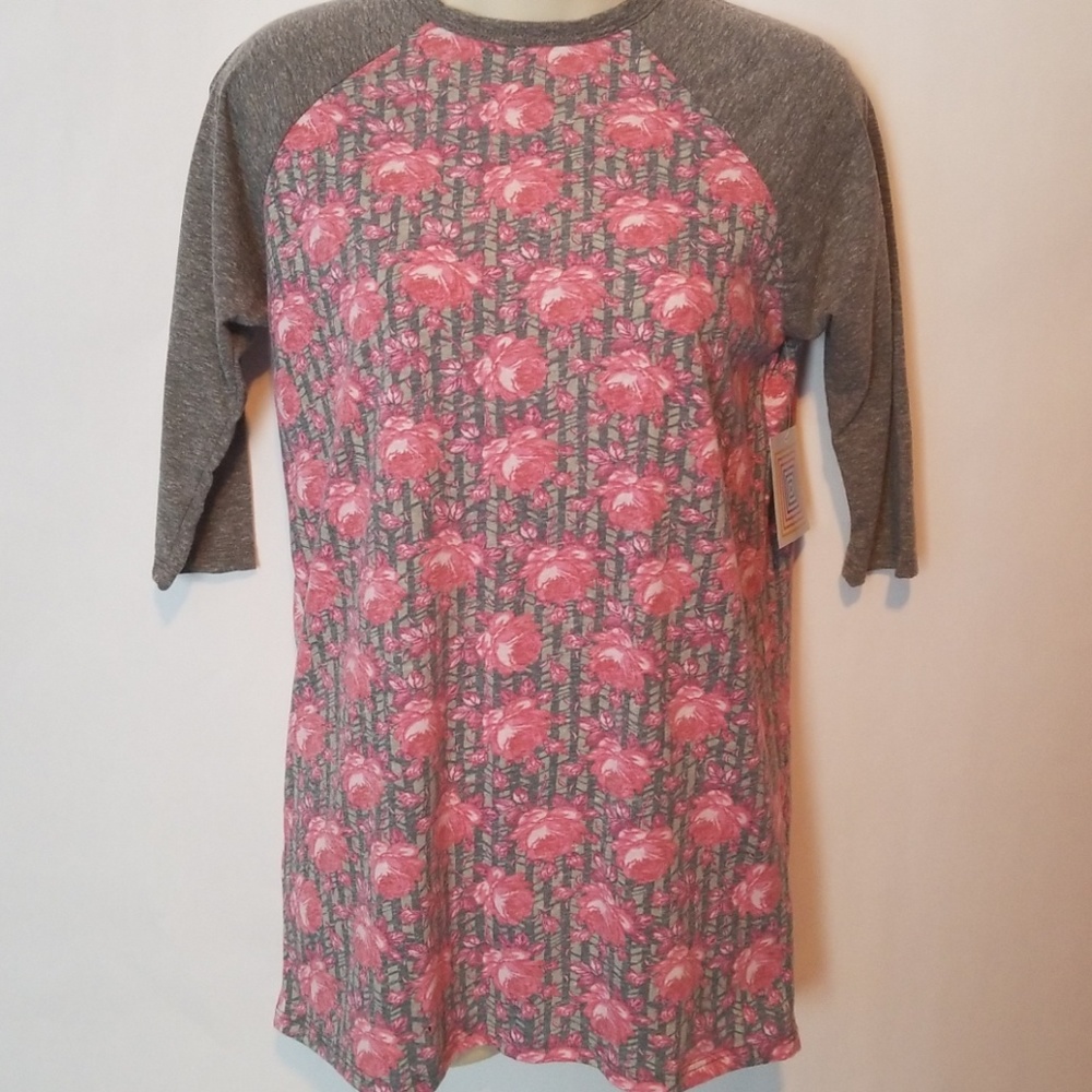 Lularoe Floral Striped Sloan NWT